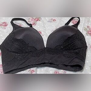 Shimera Lacey pullover bra in black color Size 36D